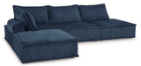 Bales Navy 4-Piece Modular Seating by Ashley at Eve Furniture