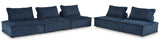 Bales Navy 5-Piece Modular Seating by Ashley at Eve Furniture