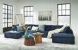 Bales Navy 6-Piece Modular Seating by Ashley at Eve Furniture