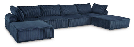 Bales Navy 6-Piece Modular Seating by Ashley at Eve Furniture