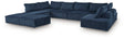 Bales Navy 8-Piece Modular Seating by Ashley at Eve Furniture