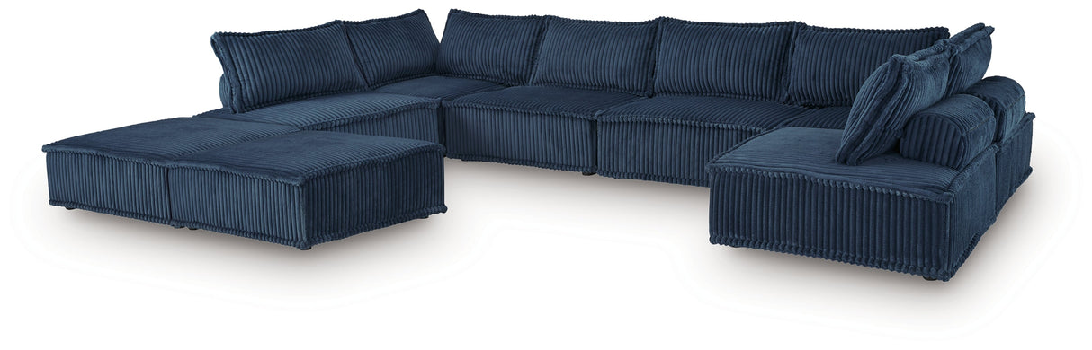 Bales Navy 8-Piece Modular Seating by Ashley at Eve Furniture
