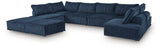 Bales Navy 8-Piece Modular Seating by Ashley at Eve Furniture