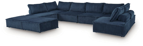 Bales Navy 8-Piece Modular Seating by Ashley at Eve Furniture