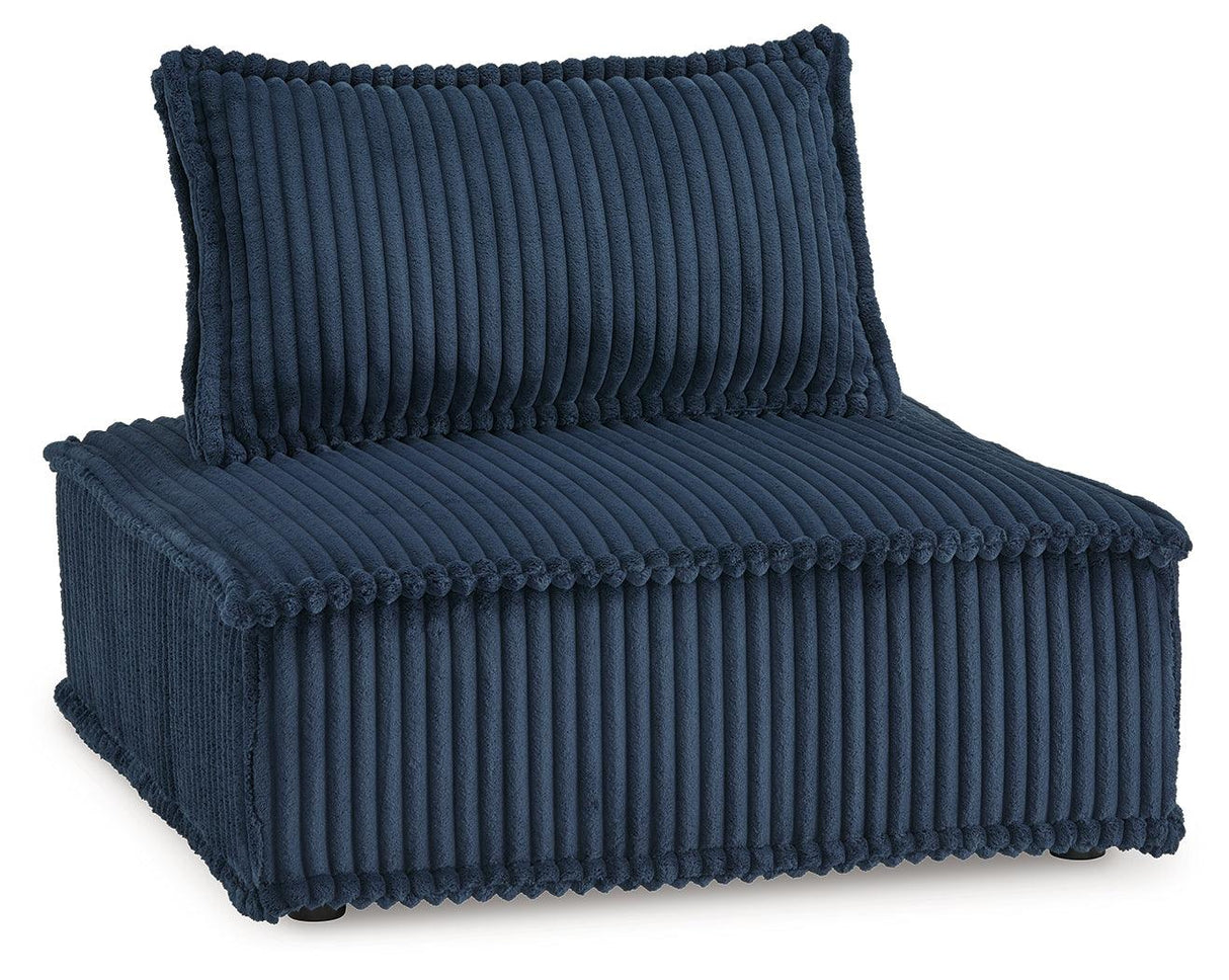 Bales Navy Accent Chair by Ashley at Eve Furniture