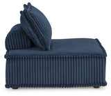 Bales Navy Accent Chair by Ashley at Eve Furniture