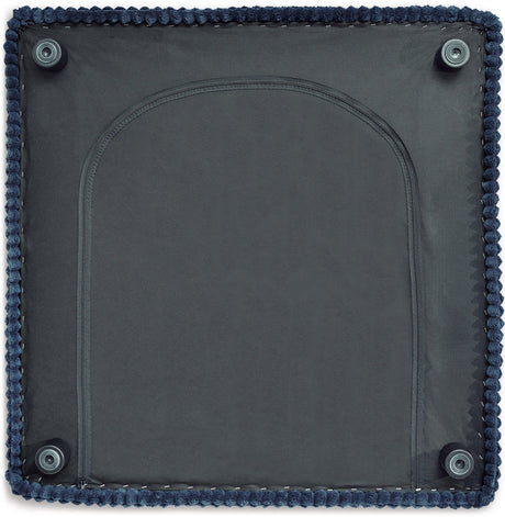 Bales Navy Accent Chair by Ashley at Eve Furniture