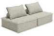 Bales Taupe 2-Piece Modular Seating by Ashley at Eve Furniture
