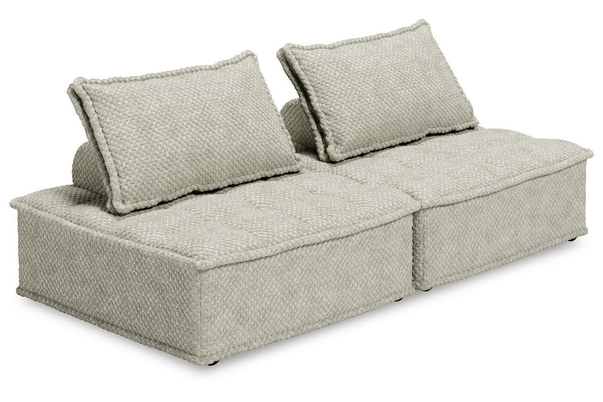 Bales Taupe 2-Piece Modular Seating by Ashley at Eve Furniture