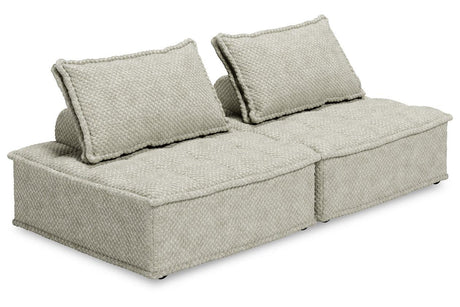 Bales Taupe 2-Piece Modular Seating by Ashley at Eve Furniture