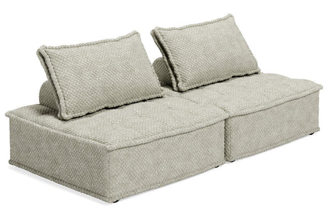 Bales Taupe 2-Piece Modular Seating by Ashley at Eve Furniture