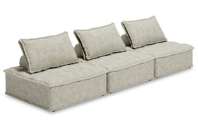 Bales Taupe 3-Piece Modular Seating by Ashley at Eve Furniture