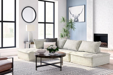 Bales Taupe 4-Piece Modular Seating by Ashley at Eve Furniture