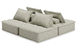 Bales Taupe 4-Piece Modular Seating by Ashley at Eve Furniture
