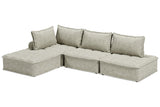 Bales Taupe 4-Piece Modular Sectional by Ashley at Eve Furniture