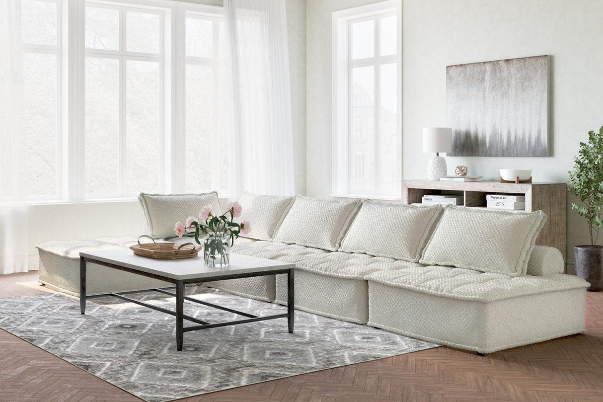 Bales Taupe 5-Piece Modular Seating by Ashley at Eve Furniture