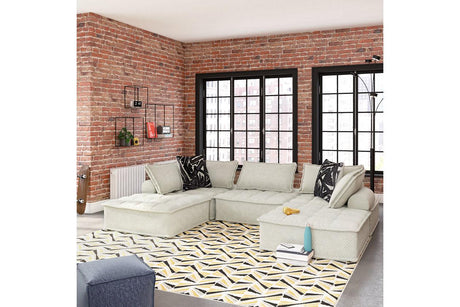 Bales Taupe 5-Piece Modular Sectional by Ashley at Eve Furniture