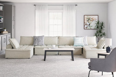 Bales Taupe 6-Piece Modular Seating by Ashley at Eve Furniture