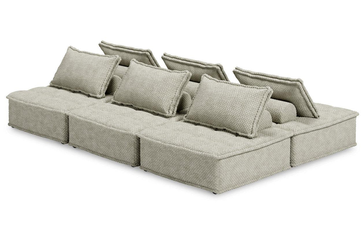 Bales Taupe 6-Piece Modular Seating by Ashley at Eve Furniture