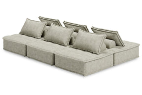 Bales Taupe 6-Piece Modular Seating by Ashley at Eve Furniture
