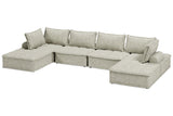 Bales Taupe 6-Piece Modular Sectional by Ashley at Eve Furniture