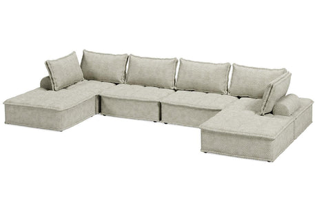 Bales Taupe 6-Piece Modular Sectional by Ashley at Eve Furniture