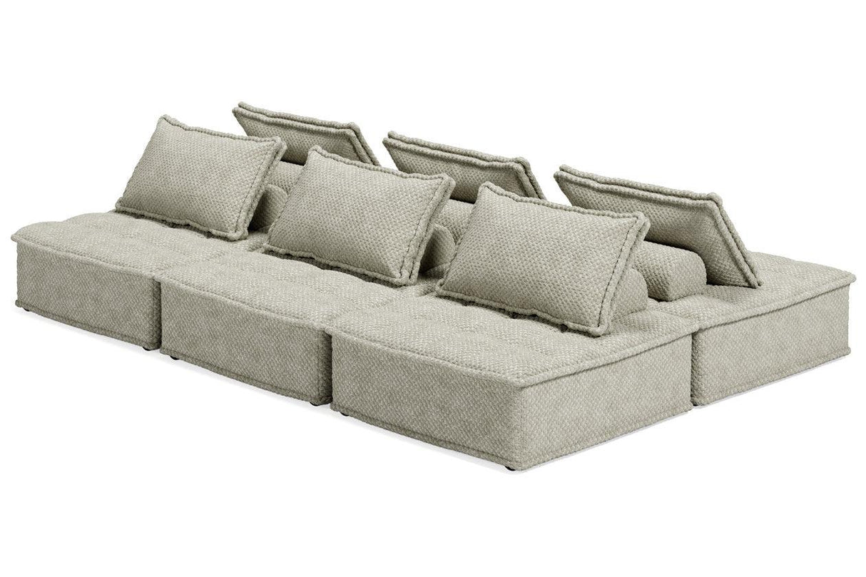 Bales Taupe 6-Piece Modular Sectional by Ashley at Eve Furniture