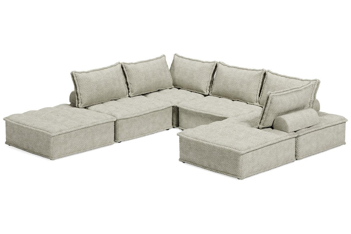Bales Taupe 6-Piece Modular Sectional by Ashley at Eve Furniture