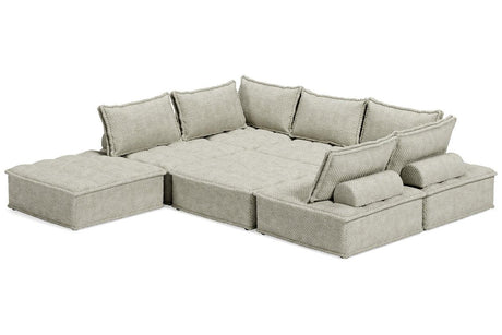 Bales Taupe 7-Piece Modular Sectional by Ashley at Eve Furniture