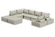 Bales Taupe 8-Piece Modular Seating by Ashley at Eve Furniture