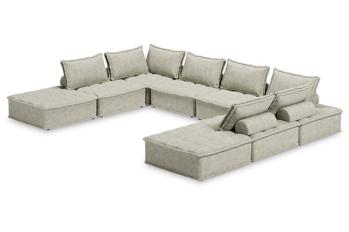 Bales Taupe 8-Piece Modular Seating by Ashley at Eve Furniture
