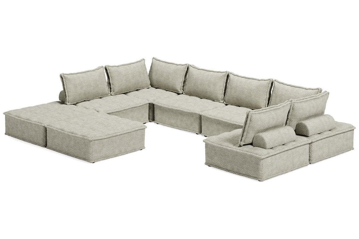 Bales Taupe 8-Piece Modular Sectional by Ashley at Eve Furniture