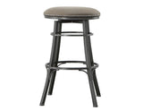 Bali 30″ Gray Backless Bar Stool, Swivel by Steve Silver at Eve Furniture