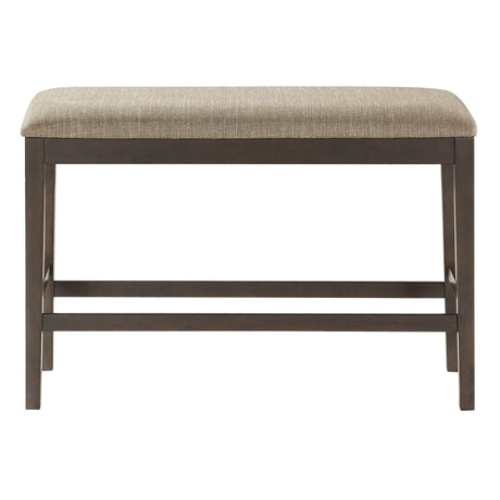Balin Dark Brown Counter Height Bench by Homelegance at Eve Furniture