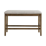 Balin Light Oak Counter Height Bench by Homelegance at Eve Furniture