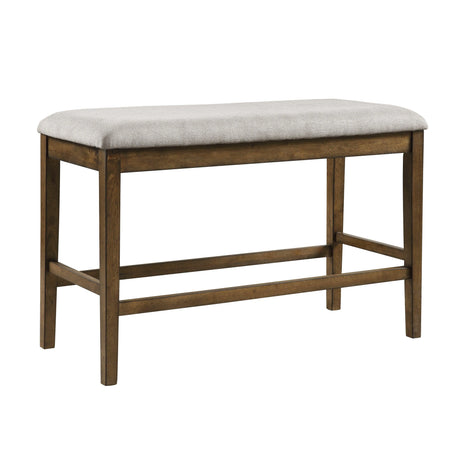 Balin Light Oak Counter Height Bench by Homelegance at Eve Furniture