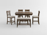 Balin Light Oak Counter Height Chair, Set of 2 by Homelegance at Eve Furniture