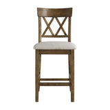 Balin Light Oak Counter Height Chair, Set of 2 by Homelegance at Eve Furniture