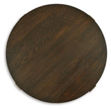 Balintmore Brown/Gold Finish Coffee Table and 2 End Tables by Ashley at Eve Furniture