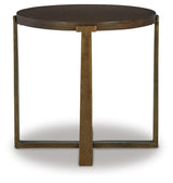 Balintmore Brown/Gold Finish Coffee Table and 2 End Tables by Ashley at Eve Furniture