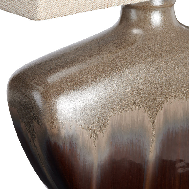 Ballard Brown/Gold Table Lamp by Crestview at Eve Furniture