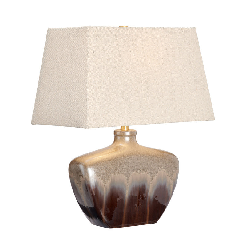 Ballard Brown/Gold Table Lamp by Crestview at Eve Furniture