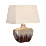 Ballard Brown/Gold Table Lamp by Crestview at Eve Furniture