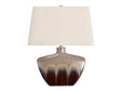 Ballard Brown/Gold Table Lamp by Crestview at Eve Furniture