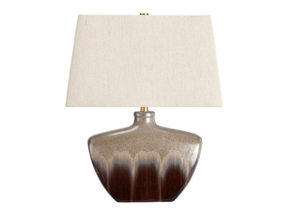Ballard Brown/Gold Table Lamp by Crestview at Eve Furniture