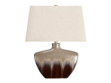 Ballard Brown/Gold Table Lamp by Crestview at Eve Furniture