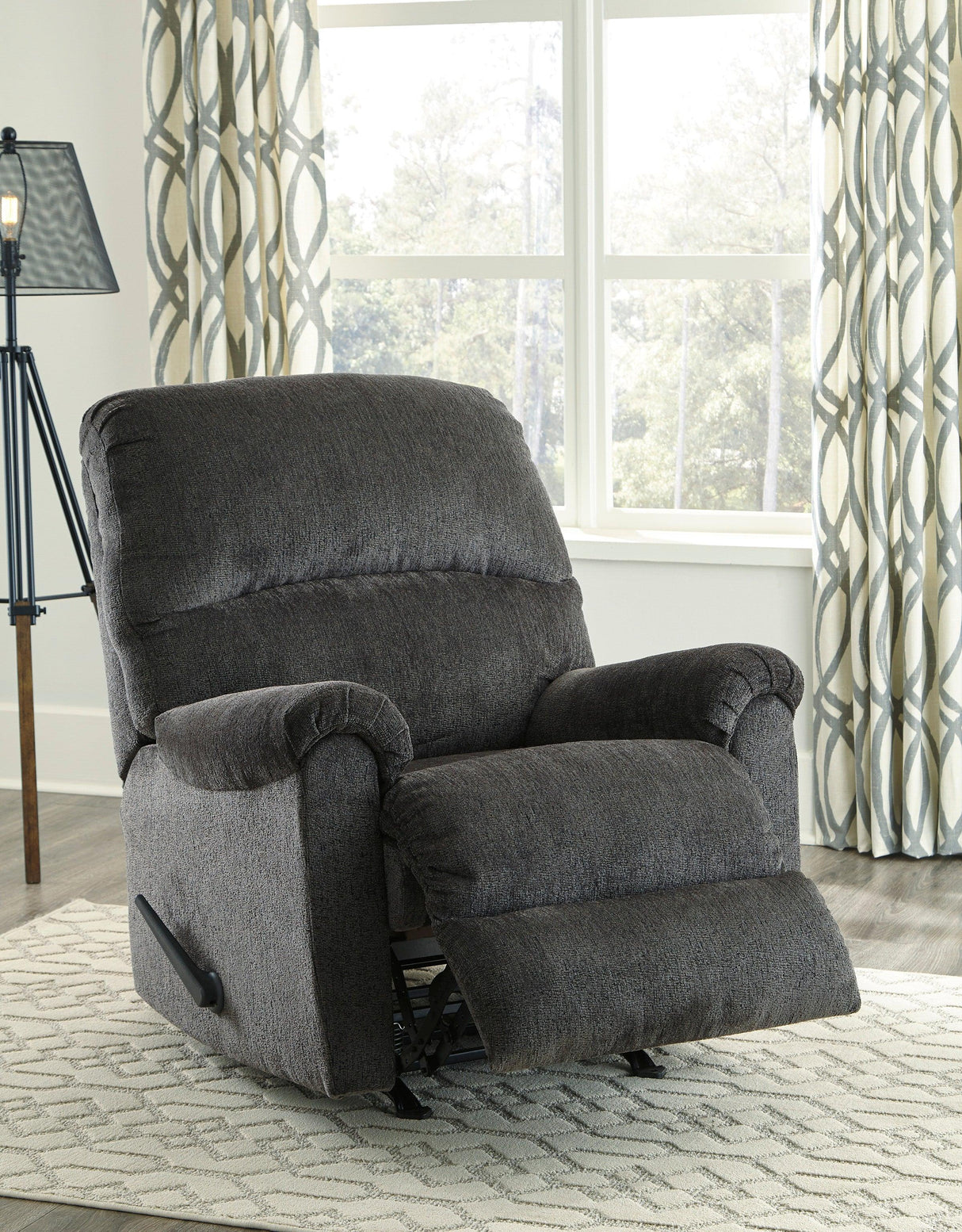 Ballinasloe Smoke 3-Piece Right Arm Facing (RAF) Chaise Sectional by Ashley at Eve Furniture