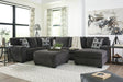 Ballinasloe Smoke 3-Piece Right Arm Facing (RAF) Chaise Sectional by Ashley at Eve Furniture