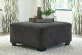 Ballinasloe Smoke Oversized Ottoman by Ashley at Eve Furniture