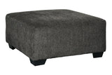 Ballinasloe Smoke Oversized Ottoman by Ashley at Eve Furniture